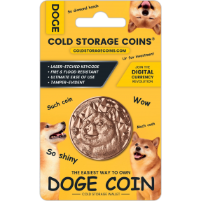 數位加密貨幣-多吉幣(狗狗幣)-1盎司銅幣(卡裝)