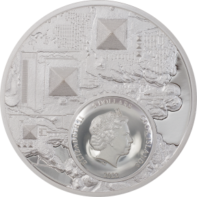 現貨 - 2022庫克群島-法老的遺產-1盎司銀幣