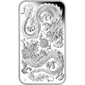 預購(即將到貨) - 2020澳洲伯斯-龍-1盎司銀條(精鑄)
