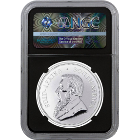 現貨 - 2017南非-克魯格-1盎司銀幣-NGC SP70鑑定幣-First Releases版(羚羊標籤-黑底)