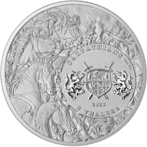 預購(即將到貨) - 2023喀爾巴阡山脈-天啟四騎士系列-白馬-1盎司銀幣(普鑄)
