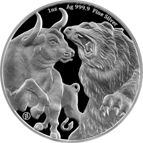 現貨 - 2022托克勞-牛&熊-1盎司銀幣(普鑄)