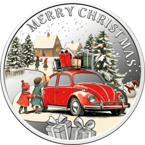 預購 - 2025紐埃-聖誕快樂-17.5克銀幣