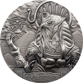 現貨(熱門漲價款) - 2018庫克群島-世界之神系列-太陽神(拉)-3盎司銀幣