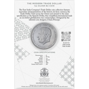 現貨 - 2023聖赫倫那-貿易銀元-現代美國-1盎司銀幣(普鑄)(卡裝)