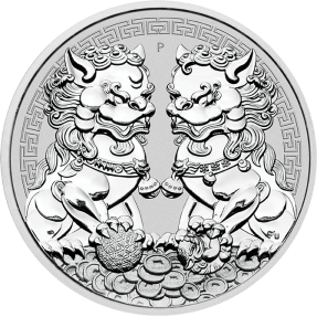現貨 - 2020澳洲伯斯-守護獅子-貔貅-1盎司銀幣(普鑄)