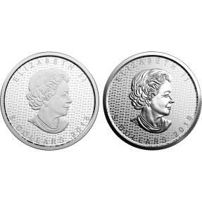 現貨 - 2017加拿大-楓葉-30週年紀念-1盎司銀幣-2枚組