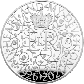 預購(即將到貨) - 2021英國-英女王95歲誕辰-5盎司銀幣