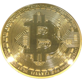 現貨 - 比特幣-彩色硬幣(普鑄)-鍍金色,鍍銅色-鍍銀色-一組三枚(附塑殼)