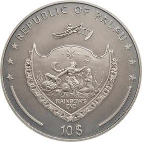 現貨 - 2016帛琉-神話生物系列-彌諾陶洛斯-2盎司銀幣
