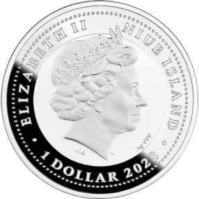 預購(確定有貨) - 2022紐埃-古代的象徵系列-琥珀-聖甲蟲-17.5克銀幣
