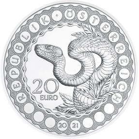 預購(限已確認者下單) - 2021奧地利-世界之眼系列-造蛇物主-22.42克銀幣