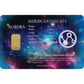 現貨 - Aurora-Marvel-蟻人-限量版-1克金條