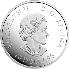 現貨 - 2017加拿大-榮譽:軍事勳章45週年紀念-1盎司銀幣