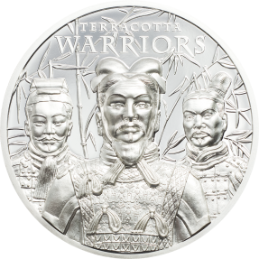 現貨 - 2021庫克群島-兵馬俑-1盎司銀幣