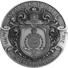 排單預購 - 2025紐埃-女武神-2盎司銀幣