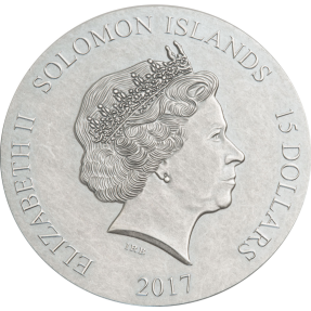 現貨 - 2017索羅門群島-聖誕夜-5盎司銀幣