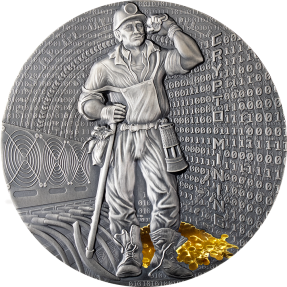 預購(確定有貨) - 2021紐埃-加密貨幣挖礦-50克銀幣