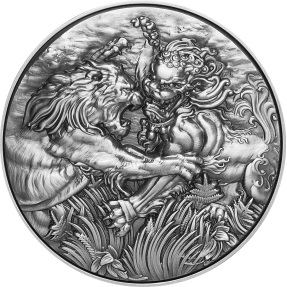 現貨 - 2022托克勞-非洲獅VS石獅-(2盎銀+11.5盎司銅)銀幣