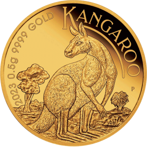 現貨 - 2023澳洲伯斯-迷你幣-袋鼠-0.5克金幣