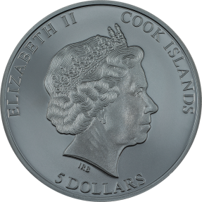 預購(確定有貨) - 2022庫克群島-紀念伊麗莎白二世-1盎司銀幣(黑色精鑄)