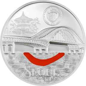 預購(限已確認者下單) - 2024帛琉-蒂芙尼藝術都會系列-首爾-3盎司銀幣