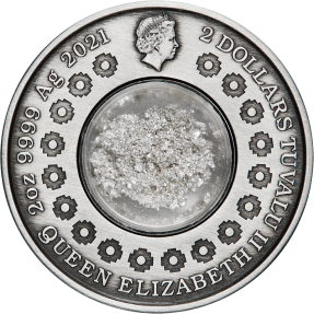 現貨 - 2021吐瓦魯-月亮的眼淚-2盎司銀幣