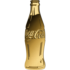 現貨 - 2023查德-可口可樂-瓶子造型-1/1000盎司金幣
