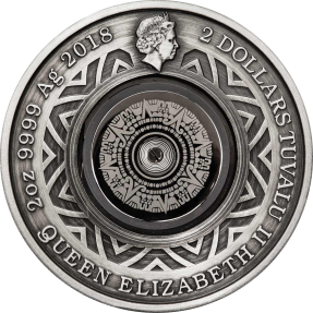 現貨 - 2018吐瓦魯-溫度計-2盎司銀幣