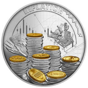 現貨 - 2022喀麥隆-堅毅的銀色象徵-通貨膨脹錢幣-17.5克銀幣