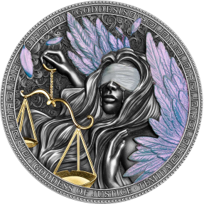 預購(即將到貨) - 2022紐埃-女神系列-正義女神(泰美斯)-2盎司銀幣