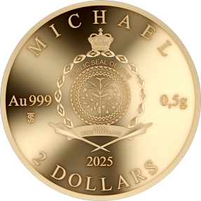 預購(確定有貨) - 2025紐埃-米迦勒(天使長)-0.5克金幣