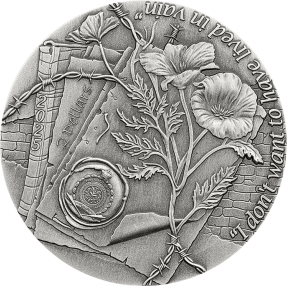 預購 - 2025紐埃-安妮·法蘭克(日記作家)-1盎司銀幣