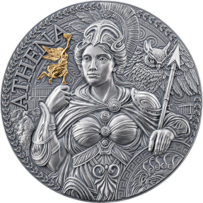 預購(限已確認者下單) - 2024喀麥隆-偉大的希臘神話系列-雅典娜(智慧、戰略、工藝之神)-2盎司銀幣