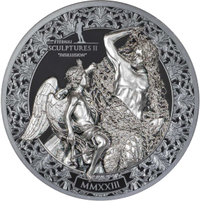 預購(限已確認者下單) - 2023帛琉-永恆的雕塑II-醒悟-3盎司銀幣