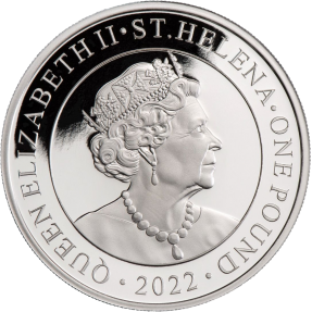 預購(限已確認者下單) - 2022聖赫倫那-貿易銀元-現代英國-1盎司銀幣(精鑄)