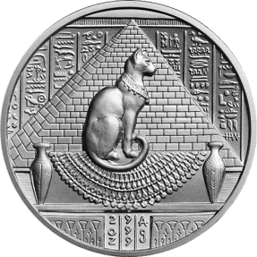 現貨 - 埃及-塞赫麥特-2盎司銀幣(普鑄)(含塑殼)