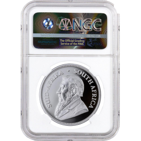 現貨 - 2017南非-克魯格-1盎司精鑄銀幣-NGC GEM PROOF鑑定幣(羚羊標籤白底)