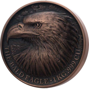 預購(即將到貨) - 2022貝南-白頭海鵰-1公斤銅幣