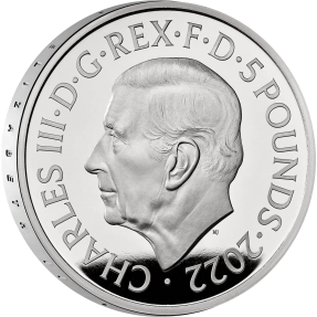 現貨 - 2022英國-伊麗莎白二世女王致敬-5英鎊-28.28克銀幣