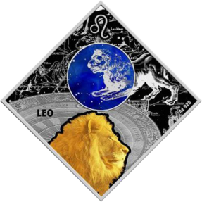 現貨 - 2018馬其頓-星座系列-獅子座-23.3克銀幣