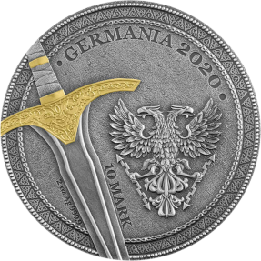 現貨 - 2020日耳曼尼亞-勇士系列-Ariowit戰士-2盎司銀幣