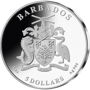 預購(限已確認者下單) - 2022巴貝多-皇室繼承-女王到國王-1盎司銀幣