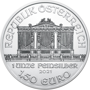 預購 - 2021奧地利-愛樂-1盎司銀幣(普鑄)(20枚)