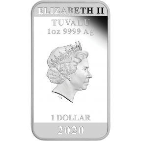 現貨 - 2020吐瓦魯-招財貓-1盎司銀幣
