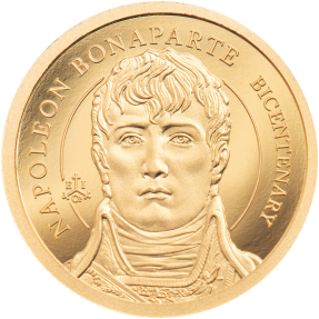 現貨 - 2021聖凱倫拿島-拿破崙-200週年紀念-0.5克金幣