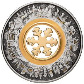 現貨(原廠已售罄) - 2021澳洲伯斯-聖誕仙境-2盎司銀幣