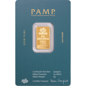預購(限已確認者下單) - PAMP-阿拉伯獵鷹-5克金條(含吊墜)