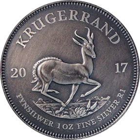 現貨 - 2017南非-克魯格-仿古版-1盎司銀幣
