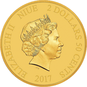 現貨 - 2017紐埃-迪士尼米奇跨越時空系列-幻想曲-0.5克金幣